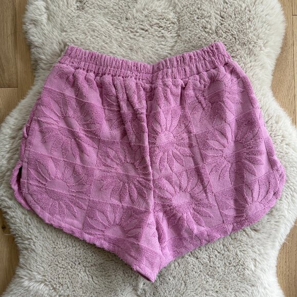 L*Space S French Terry Soleil Shorts, Elastic Waist Band NWT - Picture 2 of 5